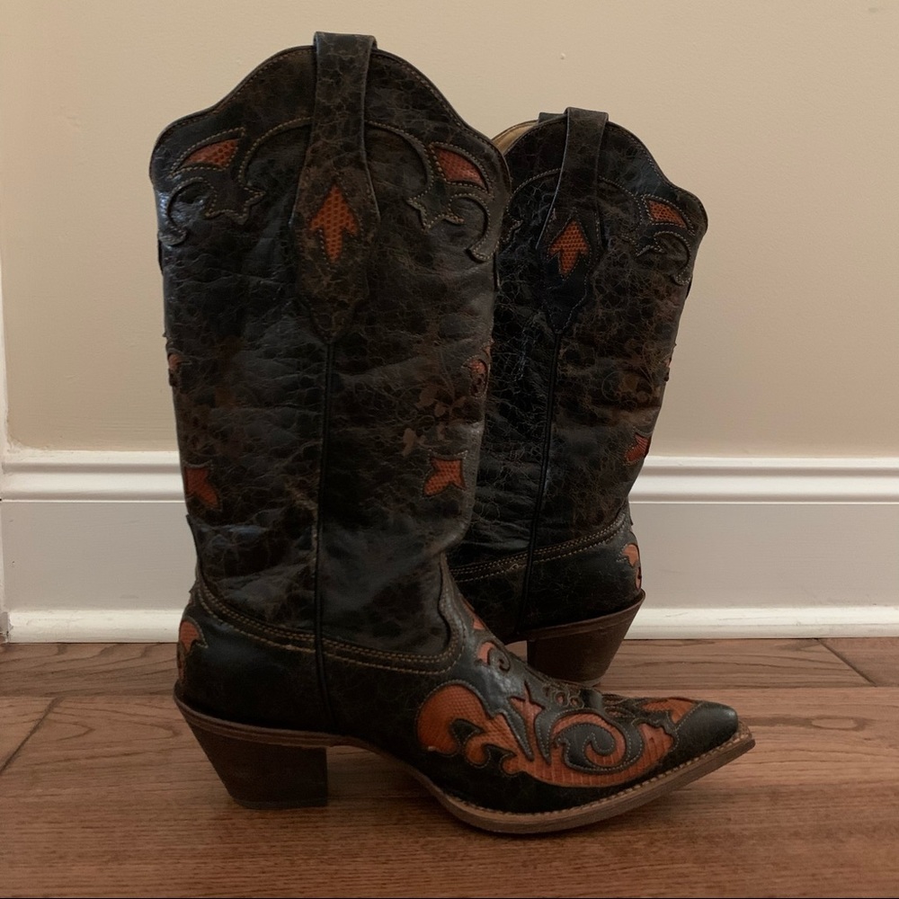 NWT VTG Corral Vintage Genuine Lizard Boots